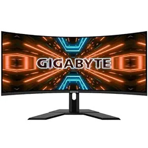 GIGABYTE G34Wqc A 34" 144Hz Ultra-Wide Curved Gaming LED Monitor, 3440 X 1440 Va 1500R Display, 1Ms (Mprt) Response Time, 90% Dci-P3, Vesa Display Hdr400, Freesync Premium, (G34Wqc A), Black