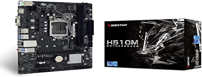 Biostar intel H510MHP Motherboard Supports 10th /11th Generation Intel Core™ Processor