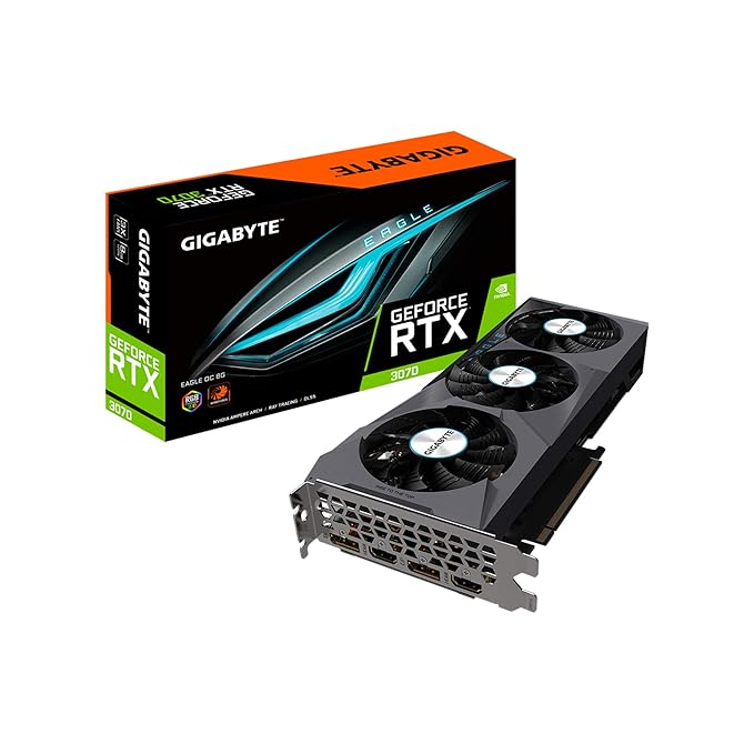 GIGABYTE Nvidia GeForce RTX 3070 Eagle 8GB GDDR6 Graphics Card (GV-N3070EAGLE-8GD, Graphics Card Interface: pci_e_x16)
