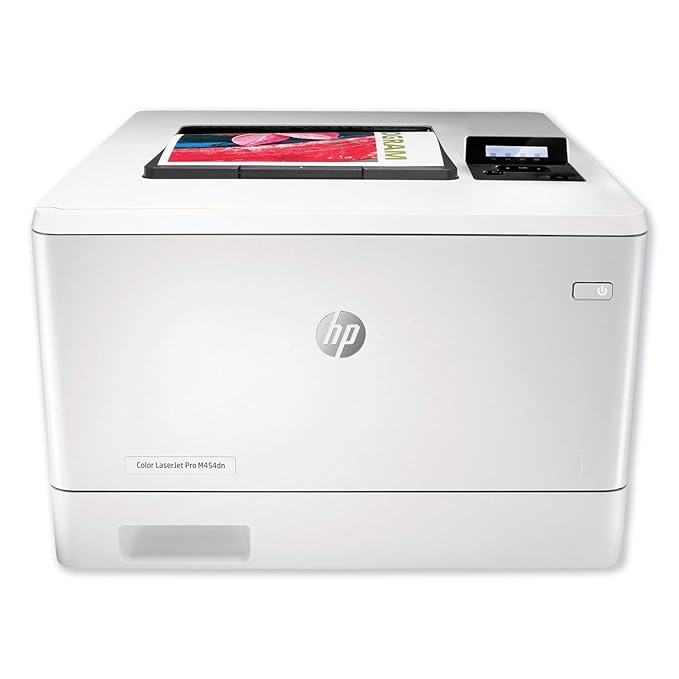 HP Color Laserjet Pro M454dn Printer, Double-Sided Printing & Built-in Ethernet