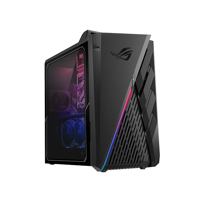 ASUS ROG Strix GT35 Intel Core i7 10700KF 10th Gen Gaming Dekstop (32GB RAM/2TB HDD + 512GB NVMe SSD/Windows 10/8GB NVIDIA GeForce RTX 2080 Super/with RGB Keyboard & Mouse/Star Black), G35CZ-IN010T