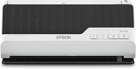 Epson DS-C330 Duplex Compact Desktop Document Scanner with Auto Document Feeder (ADF)