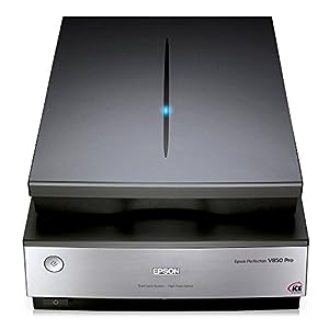 Epson Perfection V850 Photo Scanner | High-Resolution Film and Photo Scanner | 6400 to 12800 DPI | USB Connectivity | Ideal for Negatives and High-Quality Image Scanning