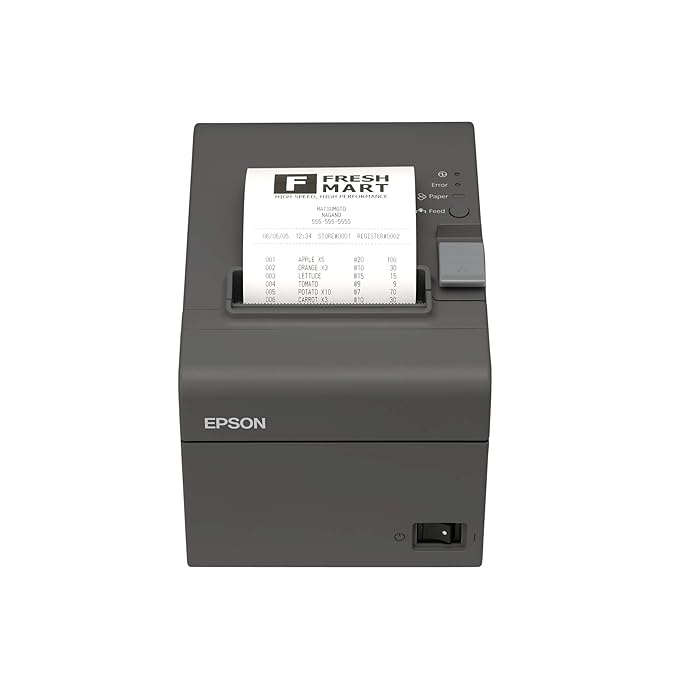 Epson Tm-T82Ii (USB+Parallel Pos Monochrome Wired Home Inkjet Printers), Gray