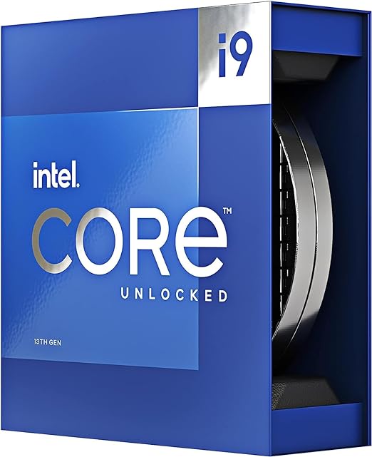 Intel Core i9-13900K Desktop Processor, LGA 1700 Socket, 24 Cores (8 Performance + 16 Efficiency), 36MB Cache, Up to 5.8 GHz