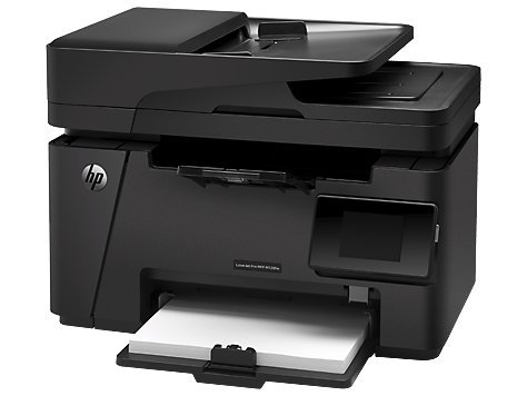 HP LaserJet Pro MFP M128fw, Wireless, Print, Copy, Scan, Fax, 35-sheet ADF, Ethernet, Hi-Speed USB 2.0, Up to 21 ppm, 150-sheet input tray, 100-sheet output tray, Black and White, CZ186A