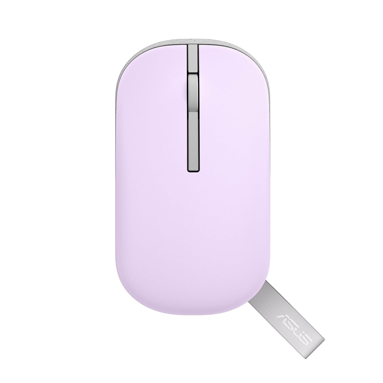 ASUS MD100 Marshmallow/Silent, Adj. DPI, Multi-Mode, with Brave Green Cover Wireless Optical Mouse (2.4GHz Wireless, Bluetooth, Lilac Mist Purple)