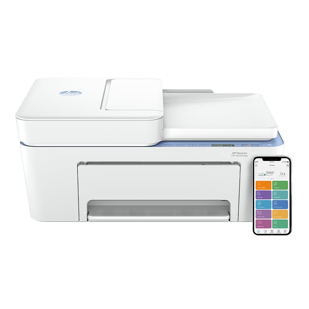 HP Ink Advantage 4278 All-in-One Printer with ADF, Wi-Fi, Bluetooth, USB, and Smart App Setup - Ideal for Home Use