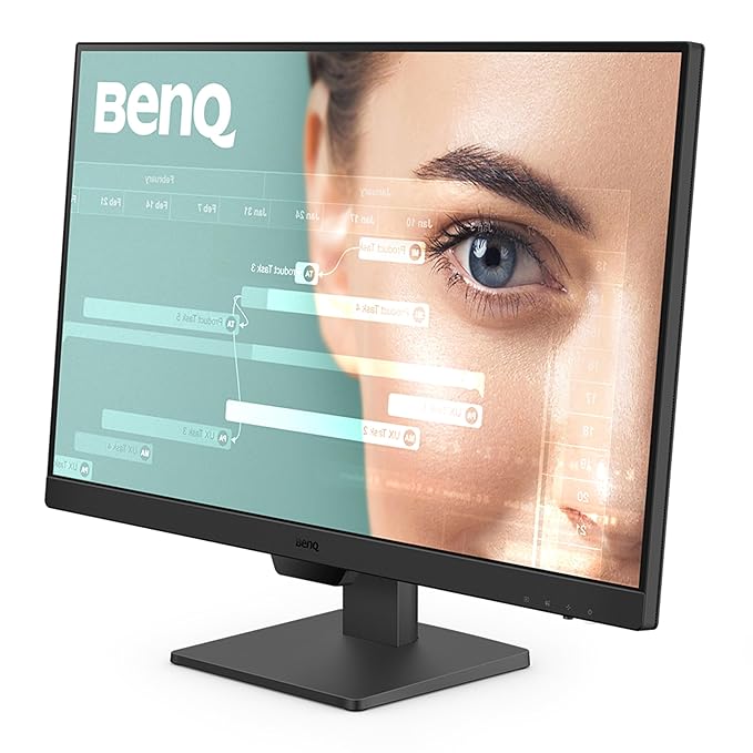 BenQ GW2790 27" FHD IPS Monitor, 100Hz, 99% sRGB, Eye-careU, Dual HDMI, DisplayPort, Bezel-less, Eyesafe, MediaSync, Brightness Intelligence, Low Blue Light+, Built-in Speakers, VESA Mountable, Black