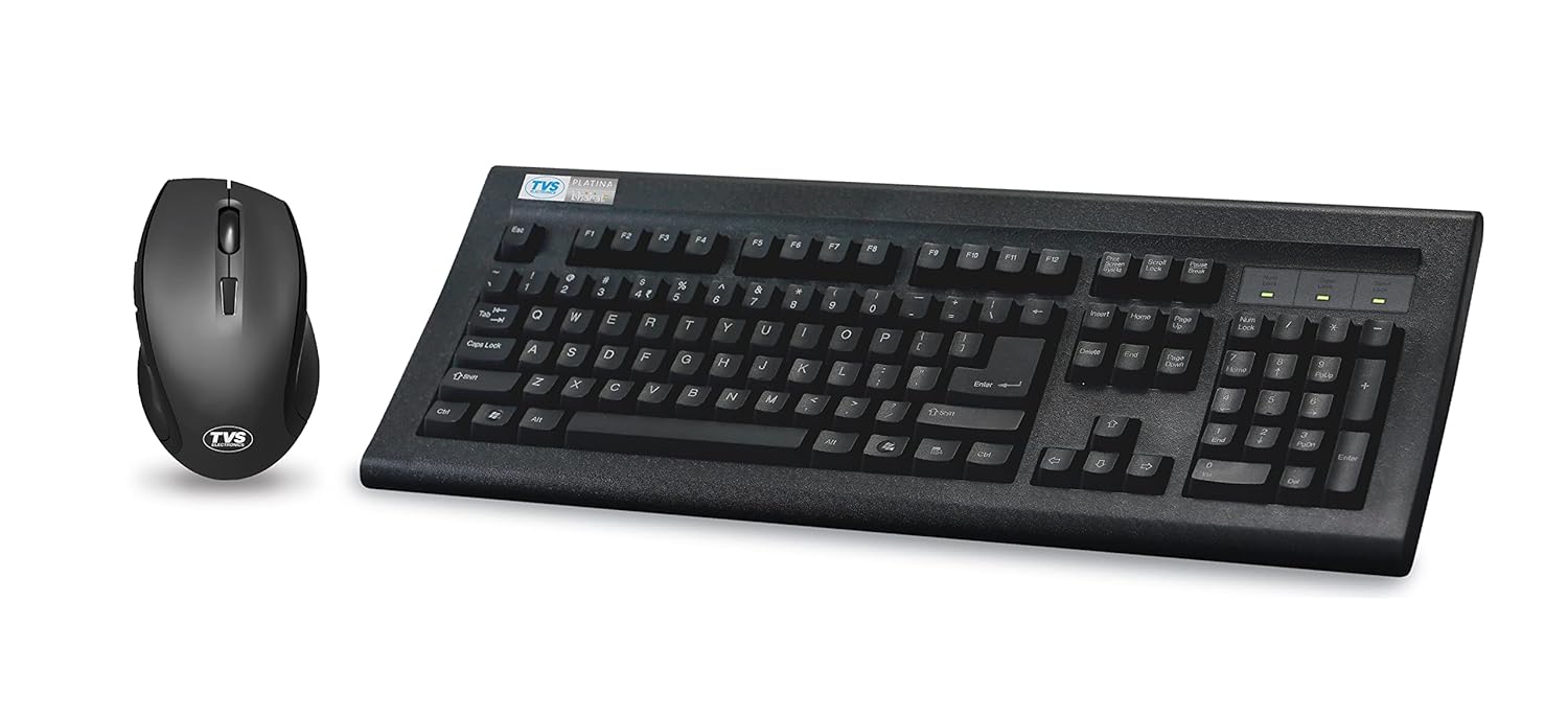 Tvs Gold Platina Wireless Mechanical Keyboard and Mouse Combo