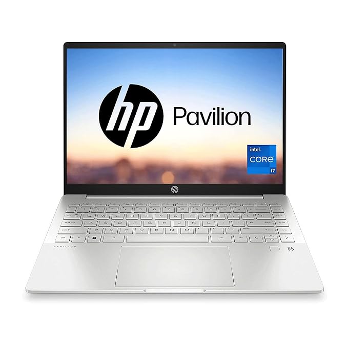 HP Pavilion Plus 14 | 12th Gen Intel Core i7-12700H | 14-inch 2.8K Display | 16GB DDR4 | 1TB SSD | Intel Iris Xe Graphics | Fingerprint Reader | Backlit Keyboard | Audio by B&O | Windows 11 | MS Office 2021 | Silver | 1.4 kg | Model EH0024TU