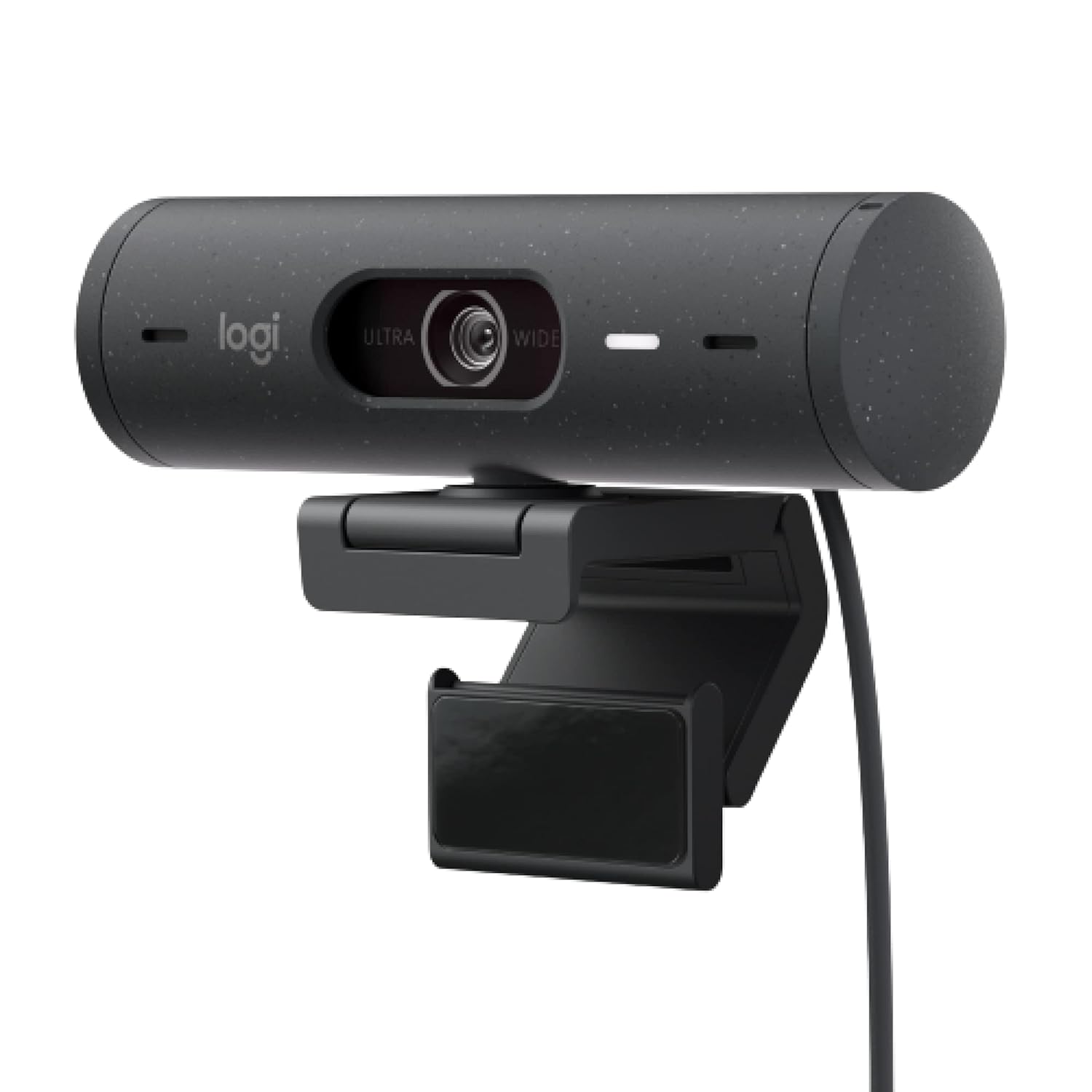 Logitech Brio 500 Full HD Webcam, Auto Light Correction, Dual Noise Reduction Mics, Show Mode, Privacy Cover, USB-C, Compatible with Microsoft Teams, Google Meet, Zoom - Graphite