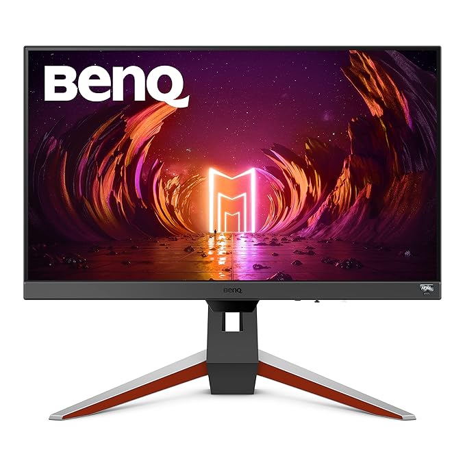 BenQ MOBIUZ EX240 24" IPS Full HD HDR Gaming Monitor | 165Hz Refresh Rate | AMD FreeSync Premium | Height Adjustable | Black Equalizer |  Speakers | HDMI | DisplayPort | USB 3.0 Hub | Grey