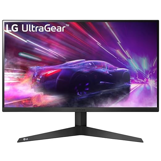 LG Ultragear Gaming Monitor | 24 Inch (60.3 cm) Full HD (1920 x 1080) | 165Hz Refresh Rate | 1ms Response Time | FreeSync Premium | HDMI x 2 | DisplayPort | Headphone Out | Reader Mode | VA Panel | Flicker Safe | Black | Model 24GQ50F