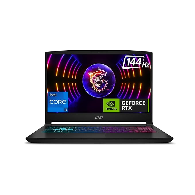 MSI Katana 15 Gaming Laptop | Intel Core i7-13620H | 15.6" FHD 144Hz Display | 16GB RAM | 1TB NVMe SSD | NVIDIA GeForce RTX 4060 | Windows 11 Home | Sleek Black Design | B13VFK-296IN