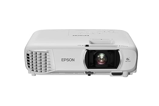 Epson EH-TW750 Home Theatre Projector | 3400 Lumens | 1920 x 1080 Resolution | Connectivity: HDMI, VGA, Miracast | Color: White