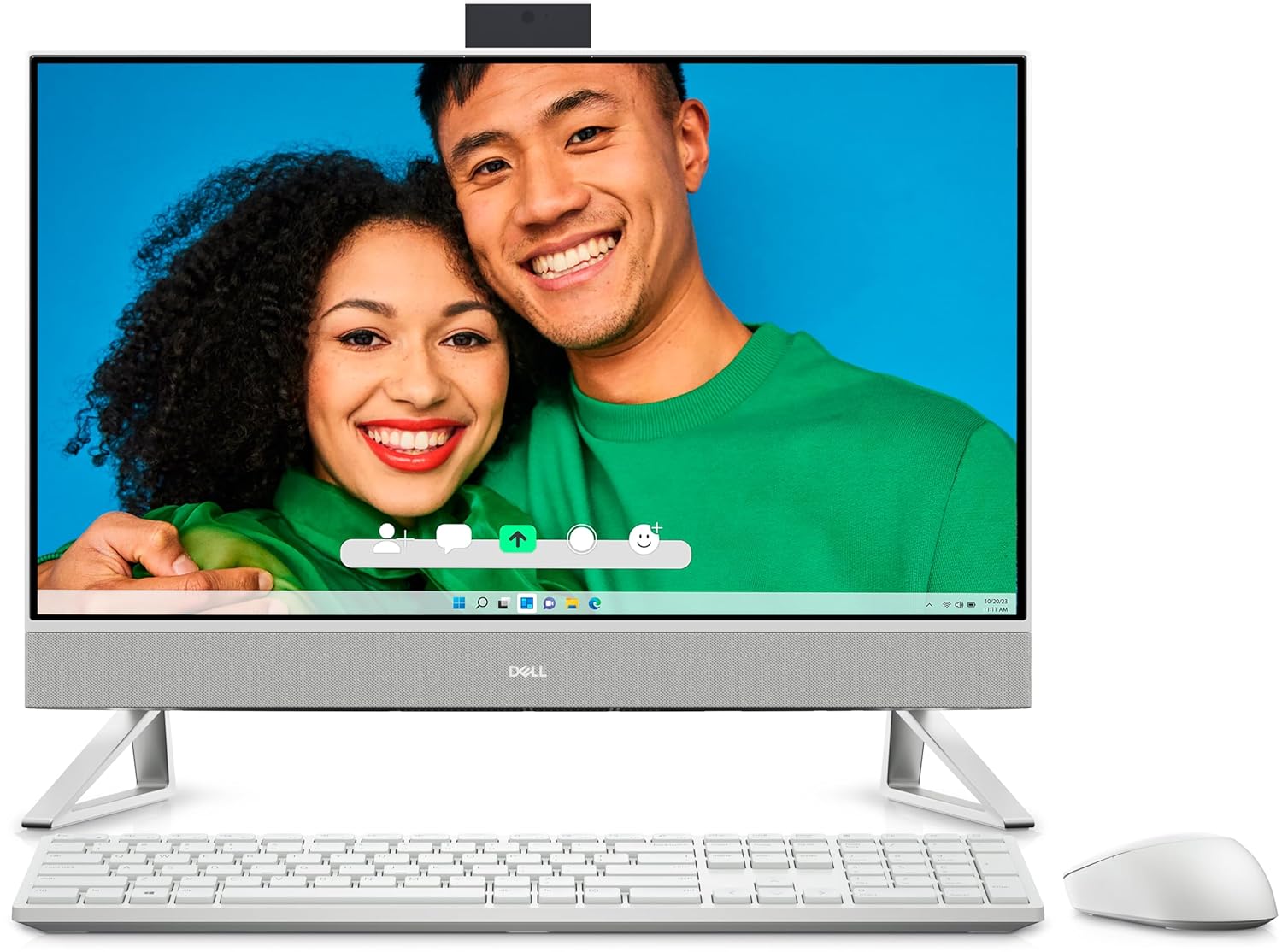 Dell Inspiron 7730 27" All-in-One PC | Intel Core i7-150U | 16GB RAM | 1TB SSD | NVIDIA GeForce MX570A | 27" FHD Touch Display | Windows 11 | MS Office H&S 2021 | Pearl White | Molded Speaker Grill | 6.99 kg