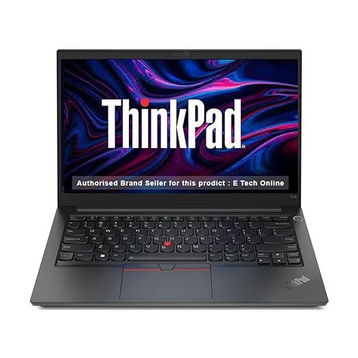 Lenovo ThinkPad E14 | AMD Ryzen 5 7530U | 14" WUXGA IPS 300 Nits | 16GB RAM, 512GB SSD | Windows 11 & Office 2021 | AMD Radeon Graphics | Backlit Keyboard | Fingerprint Reader | Black | 1.41 kg | 21JRS00U00