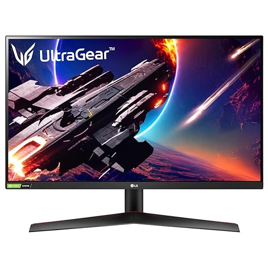 LG UltraGear 27GN800 27 Inch QHD IPS Gaming Monitor | 2560x1440 | 1ms Response Time | 144Hz | HDR 10 | sRGB 99% (CIE1931) | G-Sync Compatible | FreeSync Premium | 2x HDMI, DP, HP Out | Black