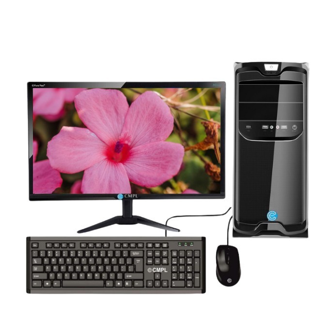 CMPL Platinum i7 Desktop | 10700 10th Gen | 16GB RAM (Expandable to 64GB) | 1TB SSD | DOS | 23.8" IPS Monitor (1920x1080) | Tower | 3-Year Onsite Warranty