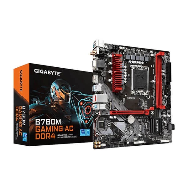 Gigabyte B760M Gaming AC DDR4 Wi-Fi Intel Motherboard | Supports Intel 12th, 13th & 14th Gen Processors