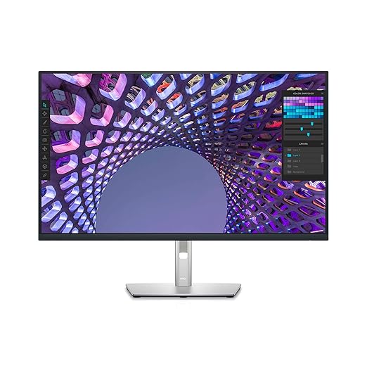 Dell-P3223Qe | 31.5-Inch 4K (3840 x 2160) 60Hz USB-C Hub Display | 5ms Response Time | DP/HDMI/USB-C/USB 3.2 Gen1/RJ45 Connectivity | Height/Tilt/Swivel/Pivot Adjustability | Black | LCD