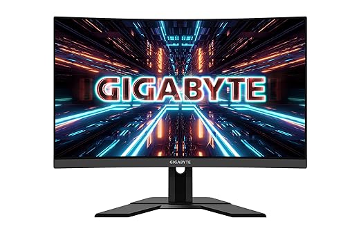 GIGABYTE-G27Qc-A Gaming LED Monitor | 27" Curved | 165Hz | QHD | 88% DCI-P3 / 132% sRGB | HDR Ready | Black