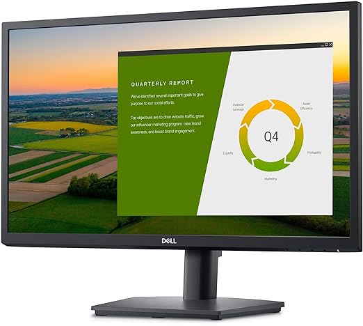 Dell-E2422HS (60.96 cm) FHD Monitor 1920 x 1080 at 60Hz, IPS Panel, Built-in Dual Speaker, Brightness 250 cd/m, Colour 16.7m, Contrast 1000:1, Response Time 5ms (G-to-G)Fast, 3 Year Warranty.