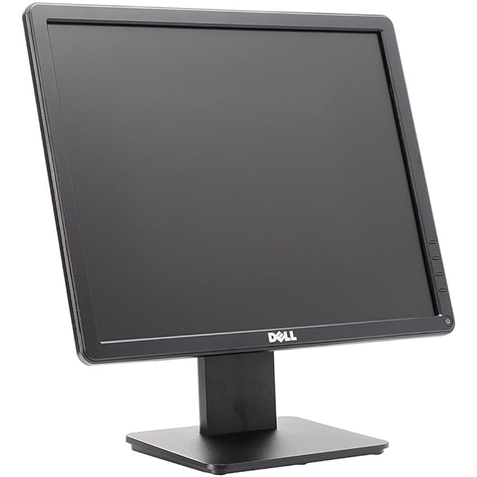 Dell E1715S 17-Inch LED Backlit Monitor, 1280 x 1024 HD, TN Panel, VGA & Display Ports, Black