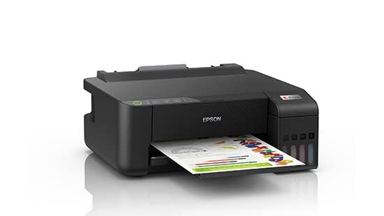 Epson EcoTank L1250 Single Function WiFi Color Ink Tank Printer, 4 Ink Bottles Included, Low Cost Printing (24 Paise per Color Page, 9 Paise per Black Page)