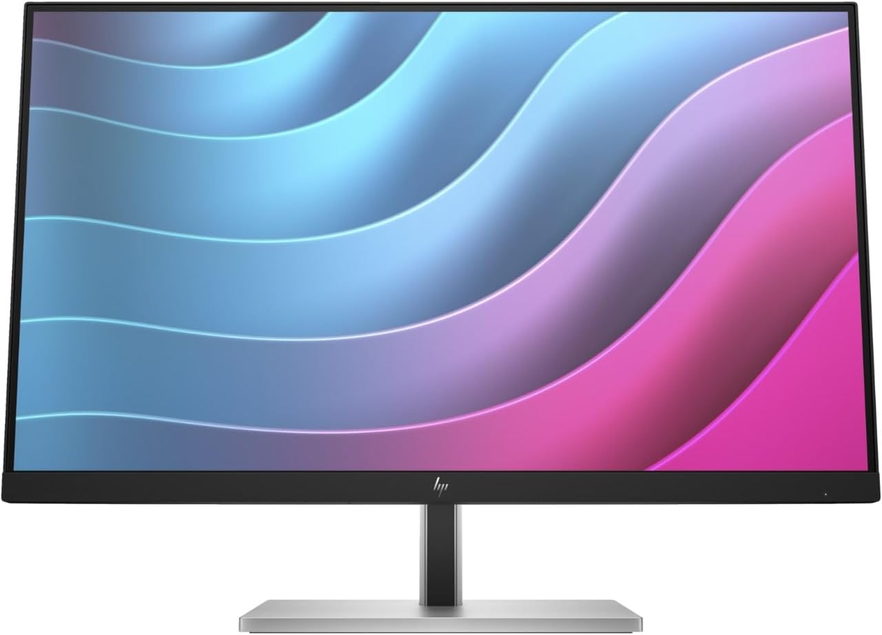 HP E24 G5 23.8" Full HD IPS LCD Monitor | 1920 x 1080 Resolution | 75Hz Refresh Rate | HDMI & DisplayPort | Edge LED Backlight | 5ms Response Time | Black