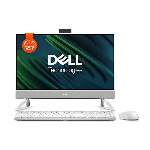 Dell 24" AIO PC (5420) | 13th Gen Intel i7-1355U | 16GB DDR4 | 1TB SSD | 23.8" FHD AG Narrow Border Non-Touch | Pro Wireless Keyboard & Mouse | Pearl White with Fabric Cover | Win 11 + Office H&S 2021