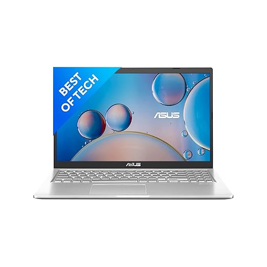 ASUS Vivobook 15 | Intel Core i5-1135G7 11th Gen | 15.6" (39.62 cm) FHD | 8GB RAM | 512GB SSD | Integrated Graphics | Windows 11 | Office 2021 | Fingerprint Sensor | Silver | 1.8 kg | X515EA-EJ522WS