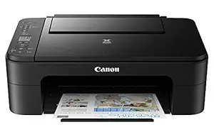 Canon PIXMA E3370 All-in-One Wireless Ink Efficient Color Printer (Black)