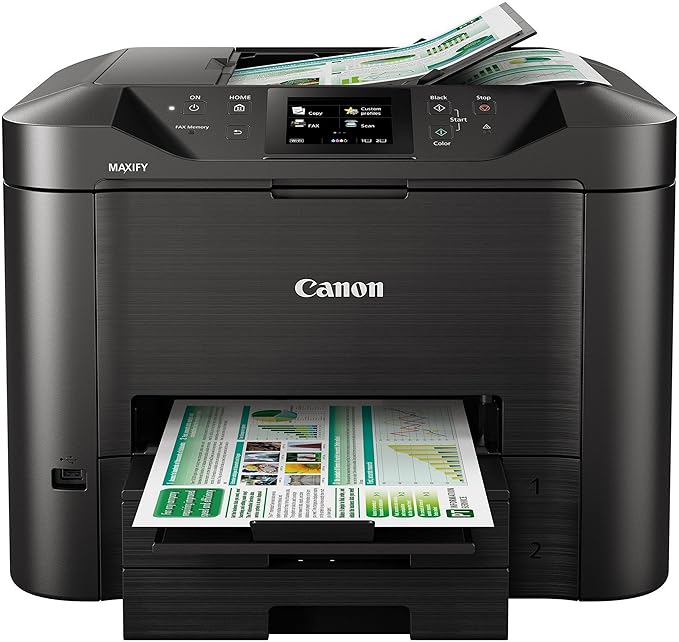 Canon Maxify MB5470 All-in-One Inkjet Printer | Versatile Printing, Scanning, Copying, and Faxing | Compact Design