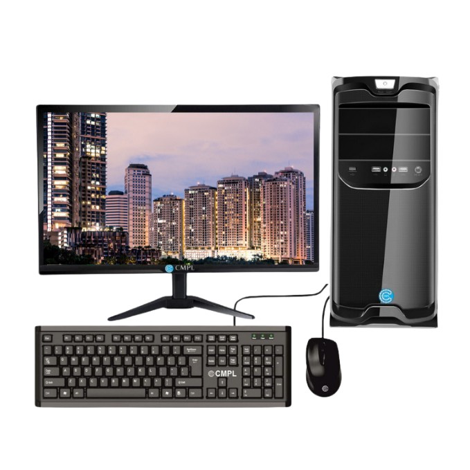 CMPL Gold i5 Desktop |  12th Gen 12500 | 16GB RAM | 512GB SSD + 1TB HDD | Chipset B660  | 23.8" IPS Monitor | Windows 11 Pro | Tower PC | 3-Year Warranty