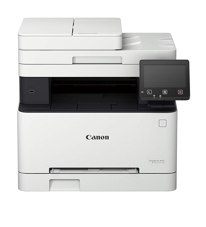 Canon imageCLASS MF643CDW | Multi-Function Laser Colour Printer | Compact Design for Home/Office Use | White/Black