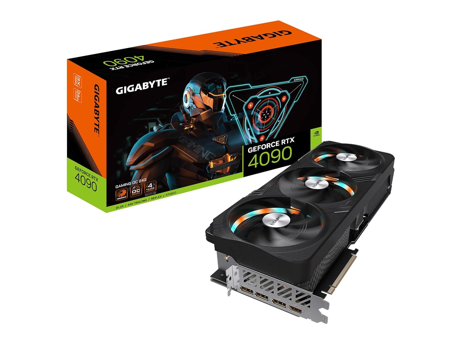 GIGABYTE GeForce RTX 4090 Gaming OC 24GB Graphics Card | 3X WindForce Fans | 384-Bit GDDR6X | PCIe x16