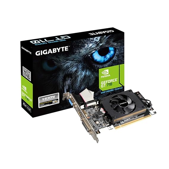 GIGABYTE GeForce GT 710 | 2GB DDR3 SDRAM | PCI_E | GV-N710D3-2GL.