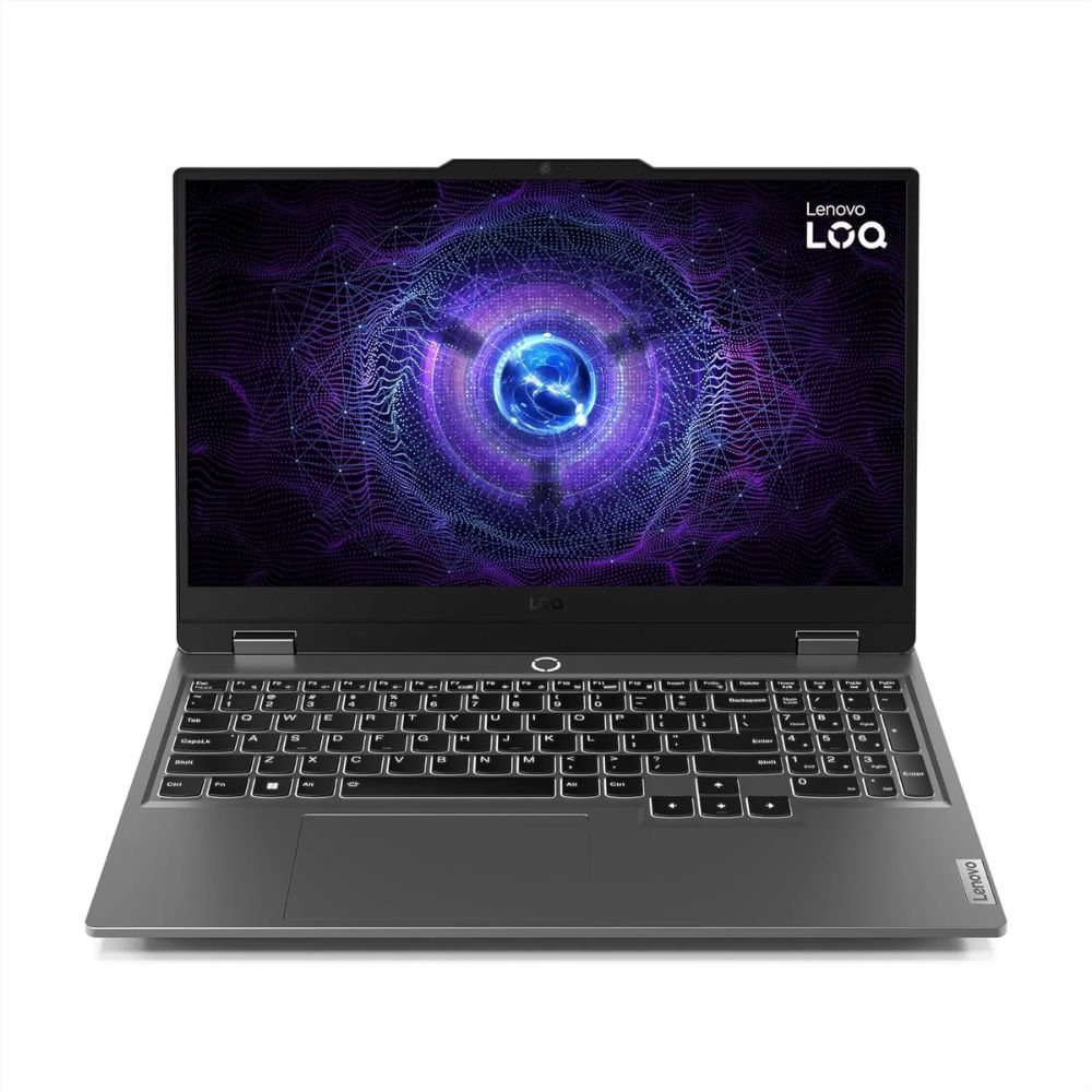 LENOVO LOQ 83GS008SIN | Intel Core i5-12450HX (12th Gen) | 12GB RAM | 512GB SSD | Windows 11 Home + MS Office | 15.6-inch Display | 4GB NVIDIA RTX 2050 Graphics | 1-Year Warranty | Color: Grey.