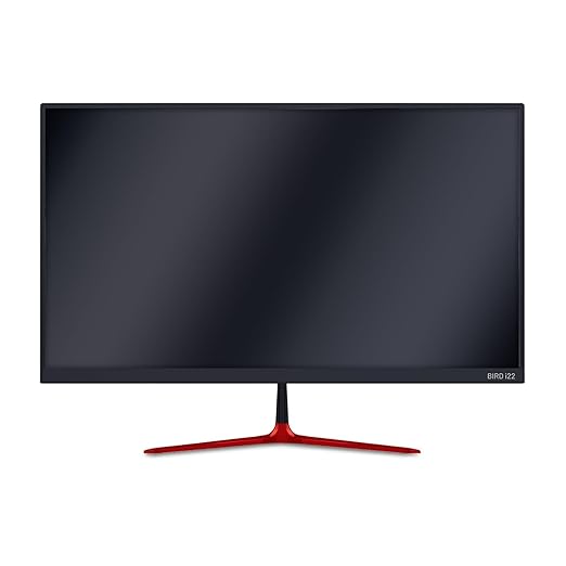 iBall Bird i22 LED Monitor | 21.45" Widescreen | Frameless Ultra-Slim Design | 1920x1080 Pixels | HDMI/VGA | A+ Grade Panel | Metal Stand | Wall Mountable | 3-Year Warranty.