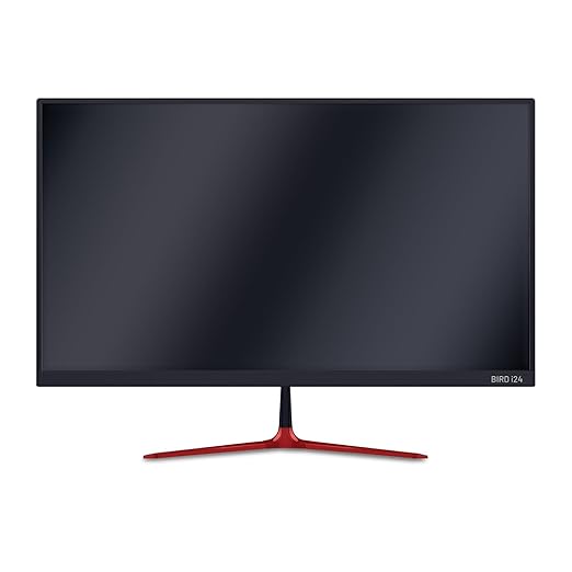 iBall Bird i24 LED Monitor | 23.8" Widescreen | Frameless Ultra-Slim Design | 1920x1080 Pixels | HDMI/VGA Inputs | Metal Stand | Wall Mountable | 3-Year Warranty.