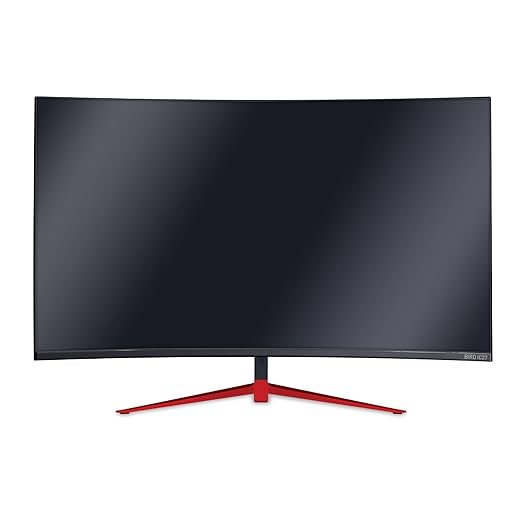 iball Bird iC27 LED Monitor | 27" Curved | 1920x1080 | 75Hz | HDMI/VGA | Anti-Glare | Low Blue Mode | Metal Stand | Wall Mount | 3-Year Warranty.