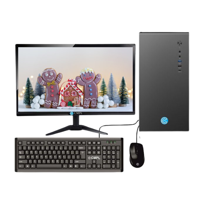 CMPL PLATINUM i7 Desktop | Intel Core i7-13700 | 13th Gen | 16GB RAM (Expandable to 128GB) | 1TB HDD | 512GB SSD | IPS 23.8" Monitor  | Windows 11 Pro| Tower | 5-Year On-Site OEM Warranty |