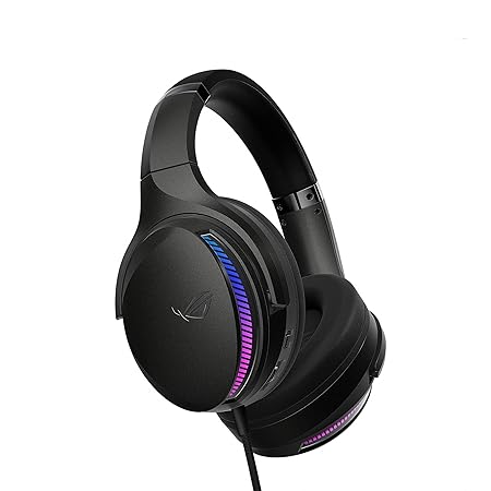 ASUS ROG Fusion II 300 Gaming Headset with AI Beamforming Mic, 7.1 Surround Sound, 50mm Drivers, ESS 9280 Quad DAC, USB-C for PC, Mac, PS4, PS5, Switch - Black