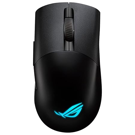 ASUS ROG Keris Wireless AimPoint Lightweight RGB Gaming Mouse, 75g, 36000 DPI ROG AimPoint Optical Sensor, Swappable Mouse Switch