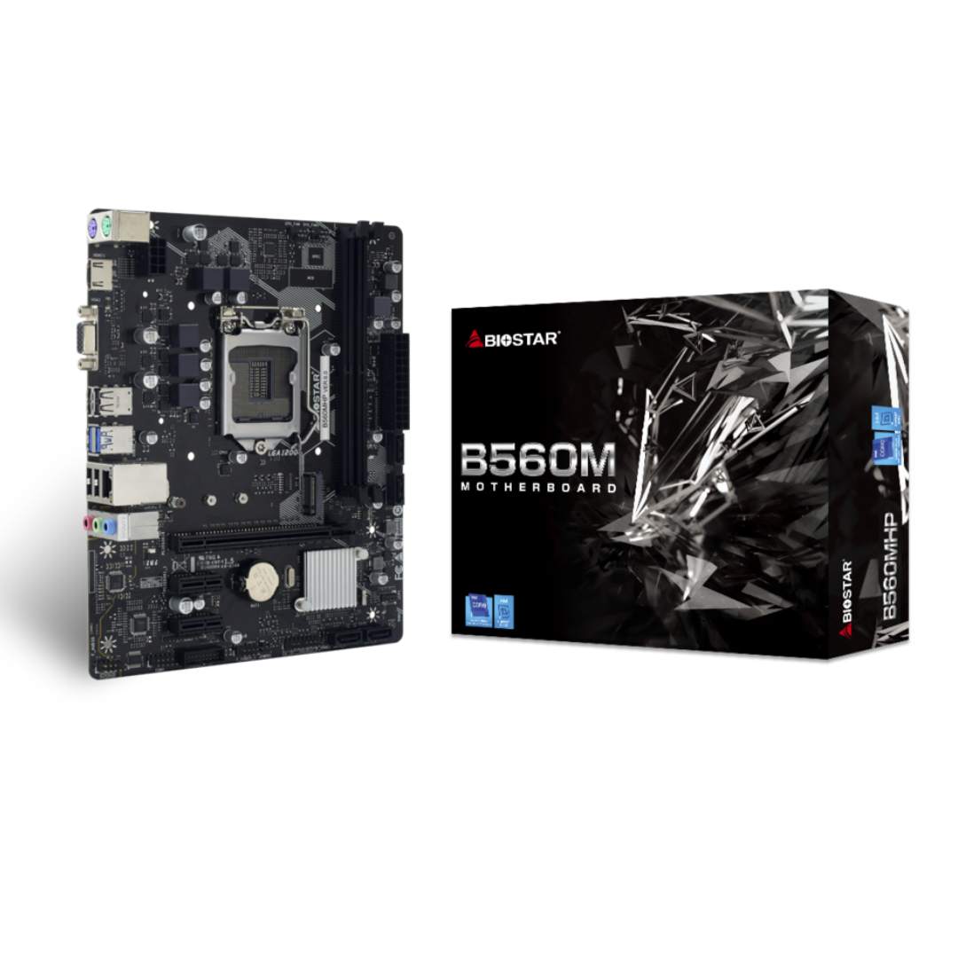 BIOSTAR B560MHP Micro ATX Motherboard with LGA 1200 Intel B560 Chipset