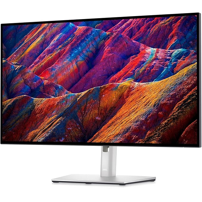 Dell U2723QE | 27" (68.58 cm) 4K Monitor | 3840 x 2160 | 60Hz Refresh Rate | 5ms Response Time | IPS Panel | Brightness: 400 cd/m² | Anti-Glare 3H Hardness | 1.07 Billion Colors | Ports: 1 x HDMI, 2 x DP, 8 x USB, Audio Line Out | 5-Year Warranty | Black.