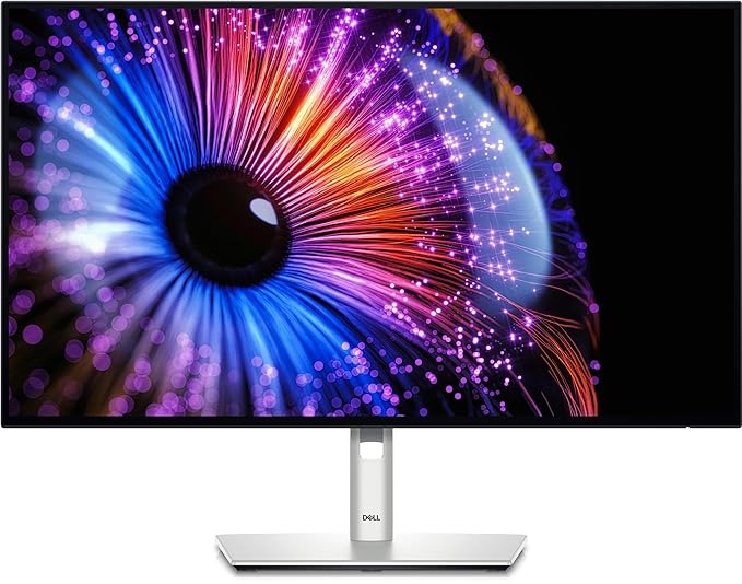 Dell U2724DE UltraSharp Hub Monitor | 27" QHD (2560x1440) | 120Hz | Adjustable Height, Tilt, Swivel, Pivot | Ports: 2x DisplayPort, 1x HDMI, 2x Thunderbolt | 2x USB-C, 4x USB-A, Audio Out, RJ45 | Ultra-Thin Design | Black.