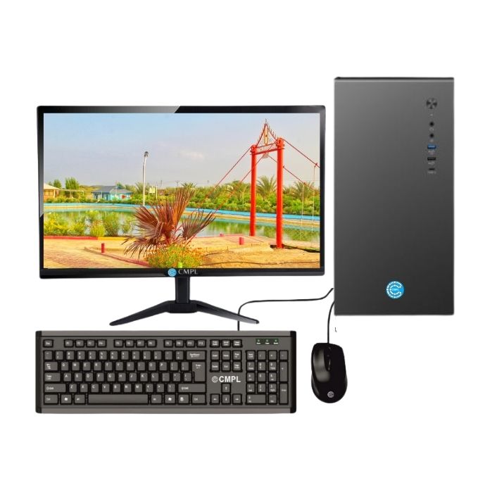 CMPL PLATINUM i7 Desktop | 12th Gen 12700 | Q670 | 16GB | 1TBHDD | 512GBSSD | Win11Pro | DVD |Tower |21.5" Inch | 3Y